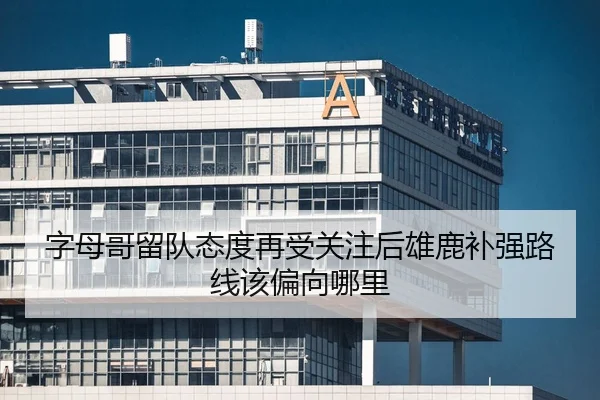 字母哥留队态度再受关注后雄鹿补强路线该偏向哪里